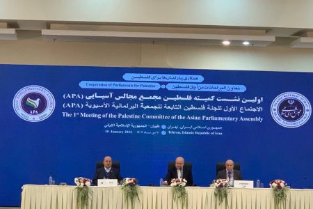 اولین نشست کمیته فلسطین APA آغاز شد