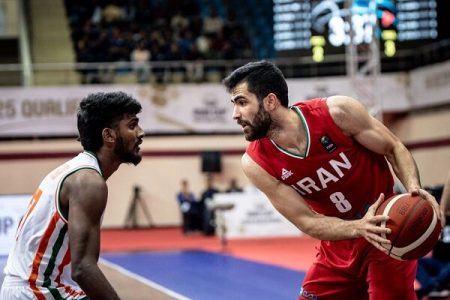 پیروزی آسان تیم ملی بسکتبال مقابل هند/ ایران صدرنشین
شد