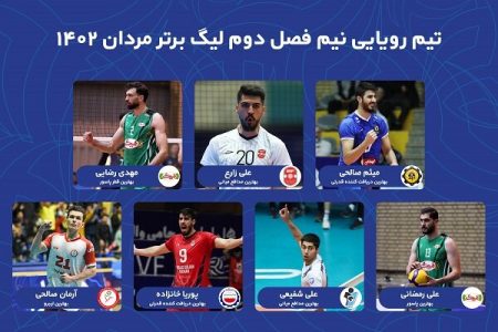 معرفی تیم رویایی نیم فصل دوم لیگ برتر والیبال