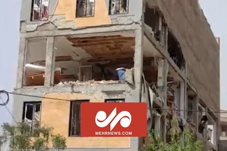 انفجار مهیب ساختمان مسکونی در اثر نشت گاز