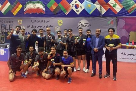 پتروشیمی بندرامام قهرمان لیگ تنیس روی میز شد