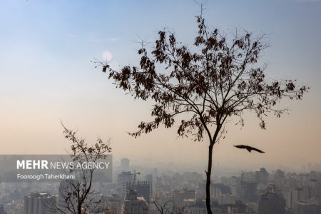 باران در تهران حریف آلودگی هوا نشد؛ وضعیت هوا نارنجی
است